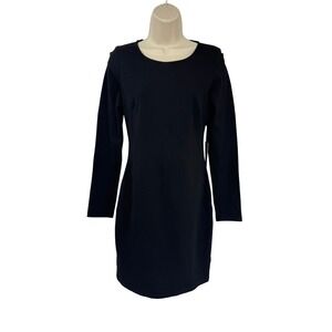 Lulus Mini Dress Womens Medium Black Lace Low Back Rayon NEW